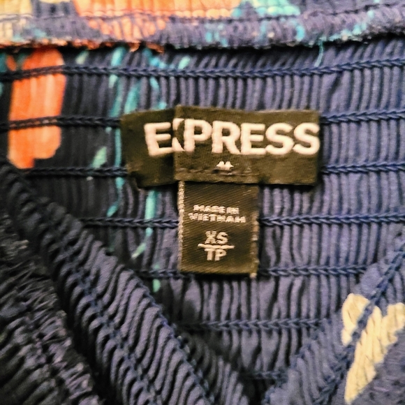 Express floral beach dress size XS - Picture 2 of 2